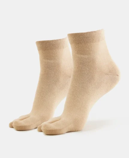 Compact Cotton Stretch Toe Sock