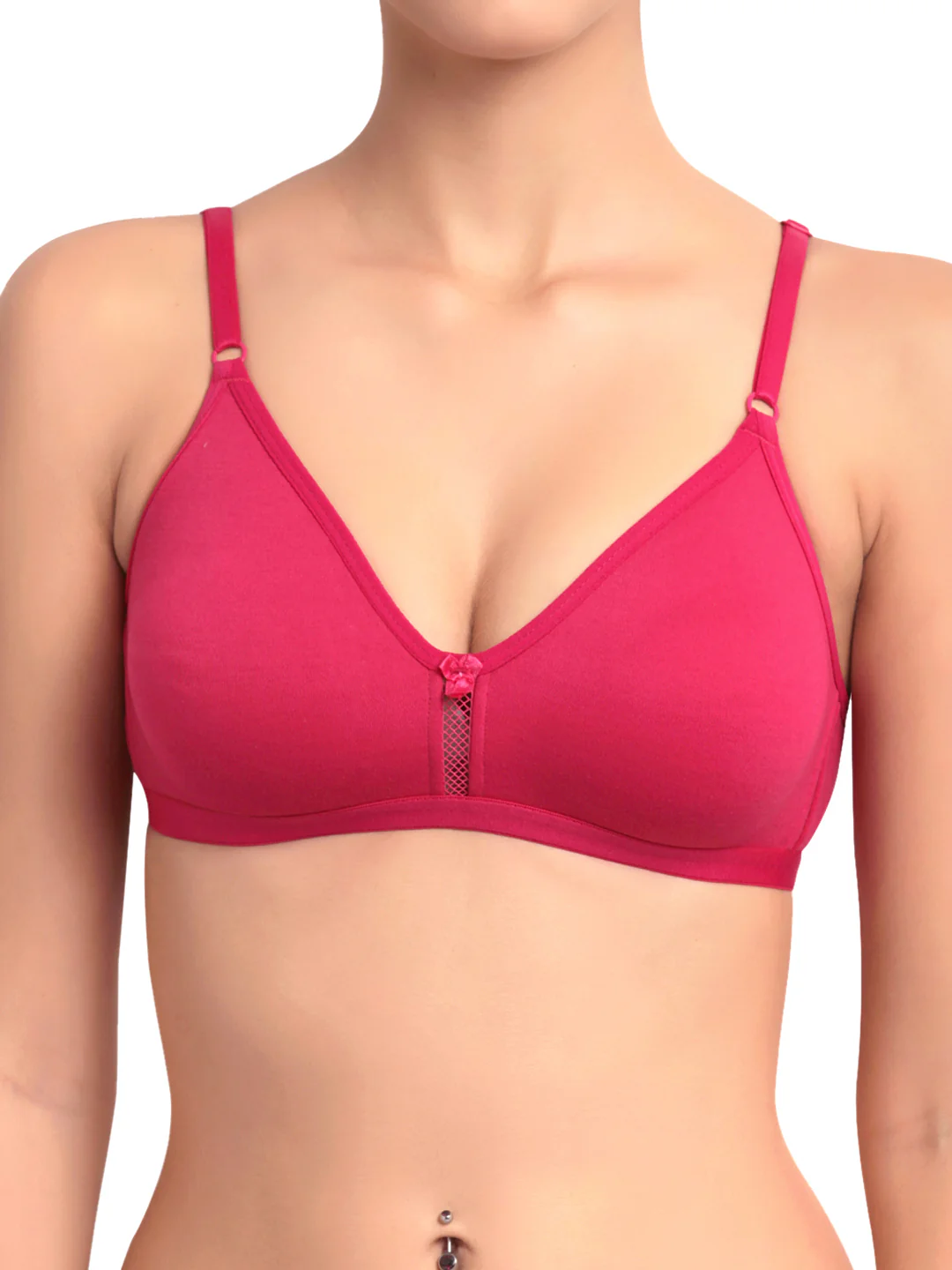 Katrina Non-Wired Essential Cotton-Blend T-Shirt Bra - Image 8