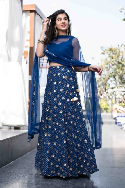 Blue Lehenga