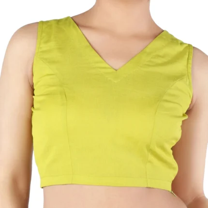 Women's Cotton Blouse, Stitched Sari Top, Lehenga Blouse